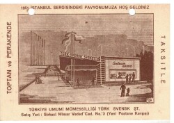 RADYO- 1951 Türk Svensk ŞT Kartvizit EFM987 - 3