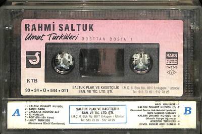 Rahmi Saltuk - Umut Türküleri Kaset (İkinci El ) KST24212 - 2