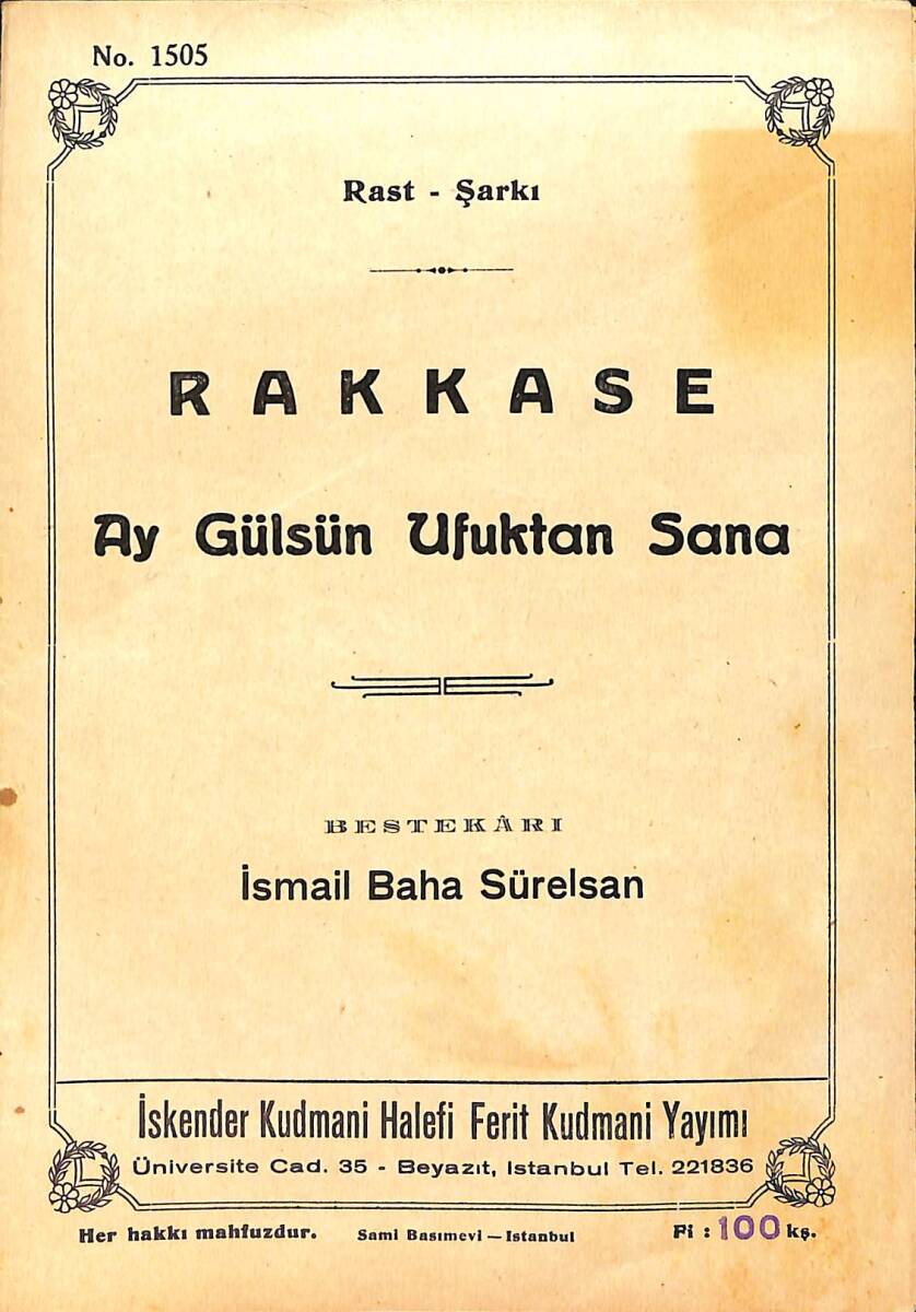 RAKKASE Ay Gülsün Ufuktan Sana NDR91333 - 1