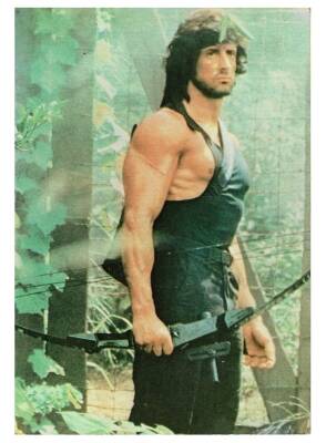 Rambo - Sylvester Stallone Kartpostal KRT9846 - 1