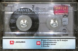 Ravel - Bolero Piano Concerto In G Major Kaset (İkinci El) KST27604 - 2