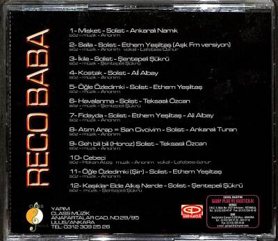 Reco Baba & Ankara Starları - Hip Hop, Oyun Havaları - CD Müzik (108) CD3153 - 2