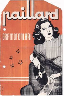 Reklam Broşür - Raillard Gramofonları Reklam Broşür 1955 Yılı - 1