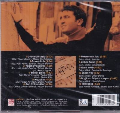 Remzi Ayyıldız - Unutmam Asla (Sıfır Ürün) CD Müzik CD1084 - 2