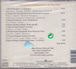 Renaissance And Baroque On The Pan Flute (Sıfır Ürün) CD Müzik CD857 - 8