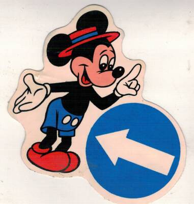 Retro Mickey Mouse Sticker AKS1584 - 2