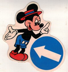 Retro Mickey Mouse Sticker AKS1584 - 1