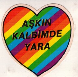 Retro Yazılı Sticker AKS1540 - 1