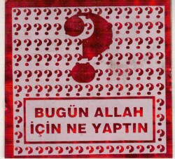 Retro Yazılı Sticker AKS1604 - 2