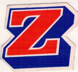 Retro Z Harfli Sticker AKS1503 - 1