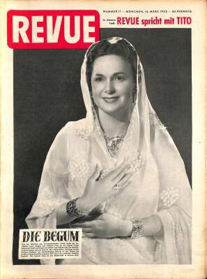 Revue Nr 11 14 Marz 1953 - Kapak BEGUM, Nachfolger Husny Zaims NDR84078 - 1