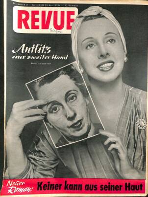 Revue Nr 17 24 April 1954 - Lübecker Modeschöpfer Charles Ritter, Maria Schell NDR84071 - 1