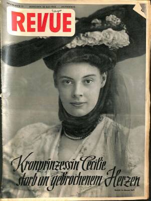 Revue Nr 21 22 Mai 1954 - Kronprinzessin Cecilie, Lala Hardanberg NDR84069 - 1