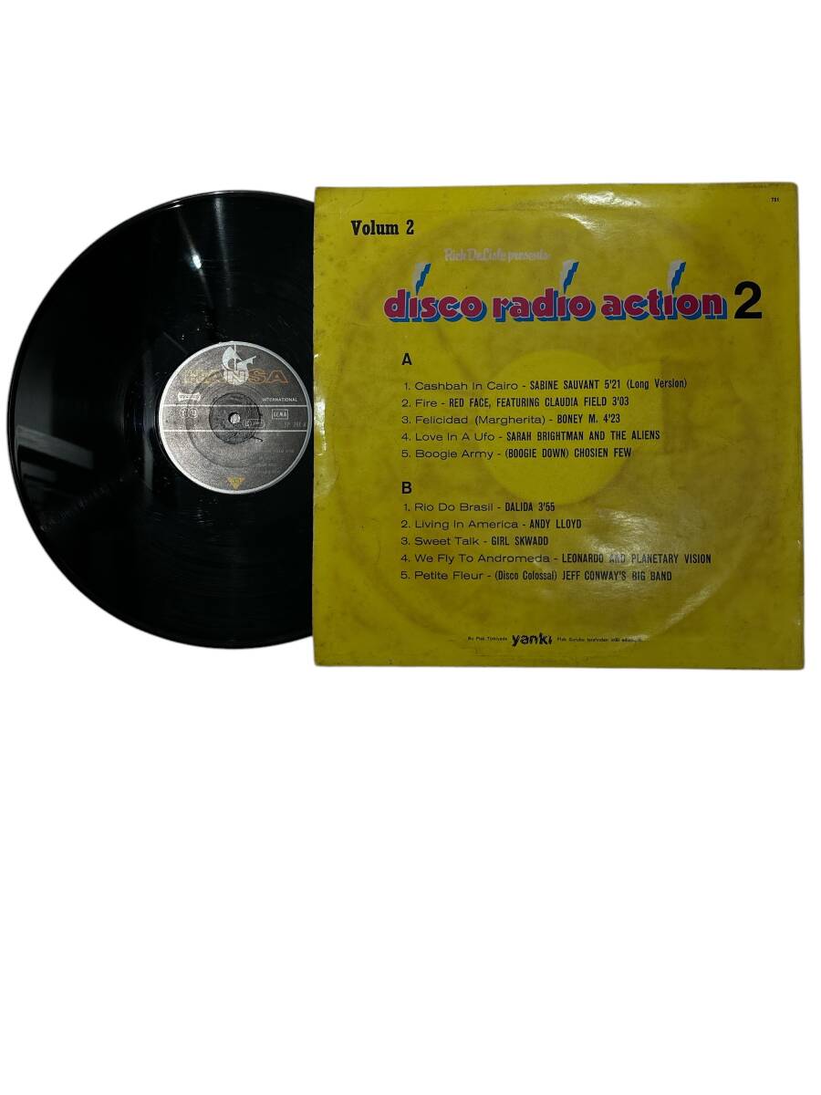 Rick DeLisle Presents - Disco Radio Action 2 LP Plak (10/7.5) PLK25462 - 2