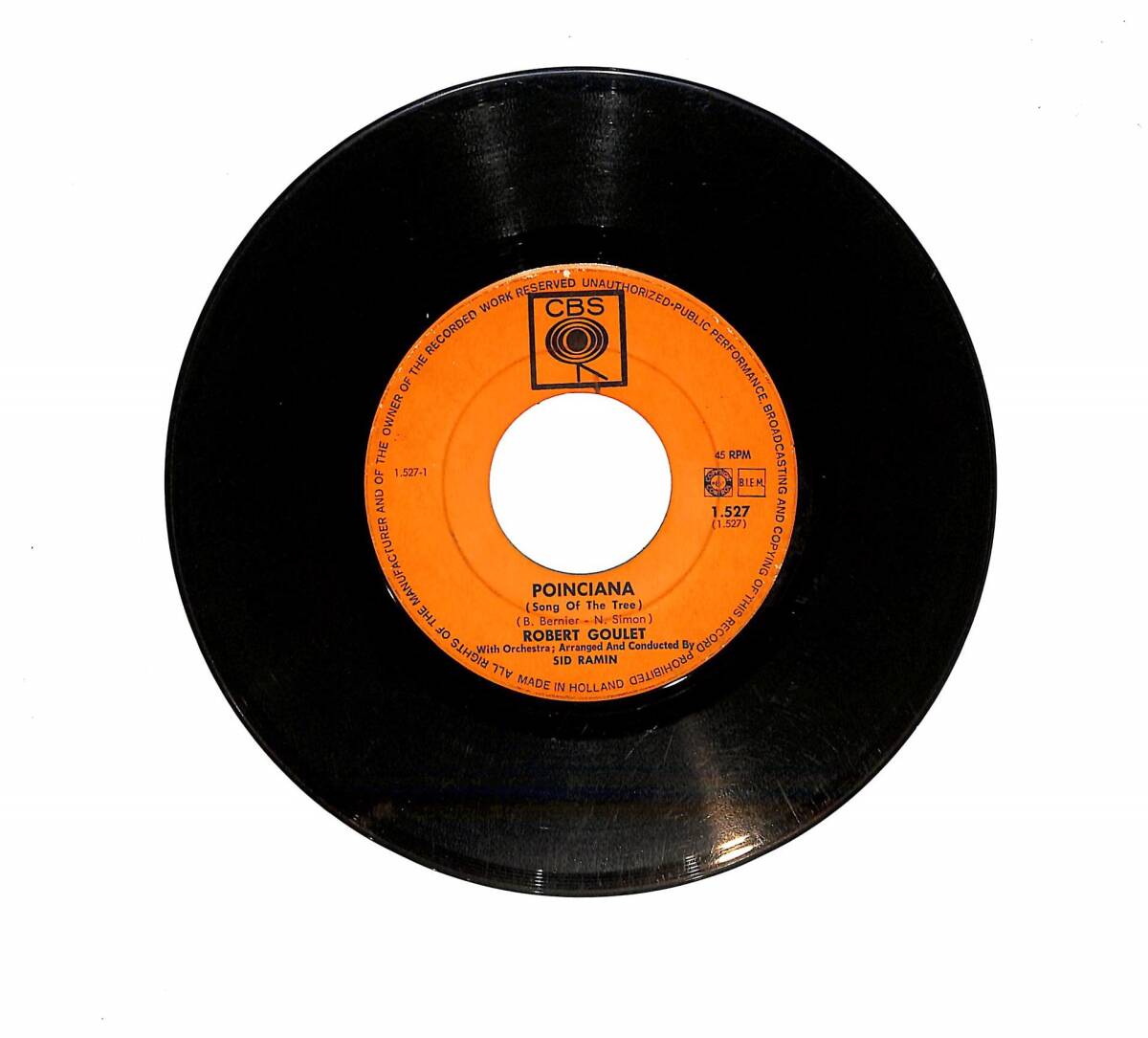 Robert Goulet - Poinciana / The Moon Was Yellow PLAK (10/7.5) PLK23768 - 1