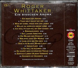 Roger Whittaker *Ein Bisschen Aroma * ( İkinci El ) CD Müzik CD1600 - 2