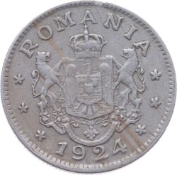 Romanya 1 Lei 1924 ÇT YMP2584 - 2