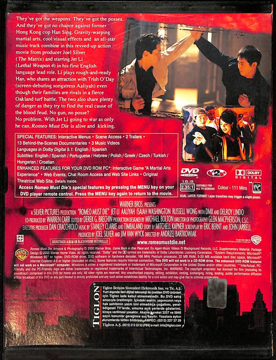 Romeo Must Die DVD Film (İkinci El) DVD2596 - 2