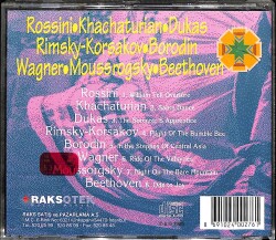 Rossini, Khachaturian, Dukas, Rimsky, Korsakov, Borodin, Wagner, Moussrogsky, Beethoven* ( İkinci El ) CD Müzik CD1574 - 2