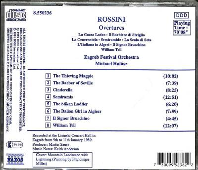 Rossini Overtures * ( İkinci El ) CD Müzik CD1604 - 2