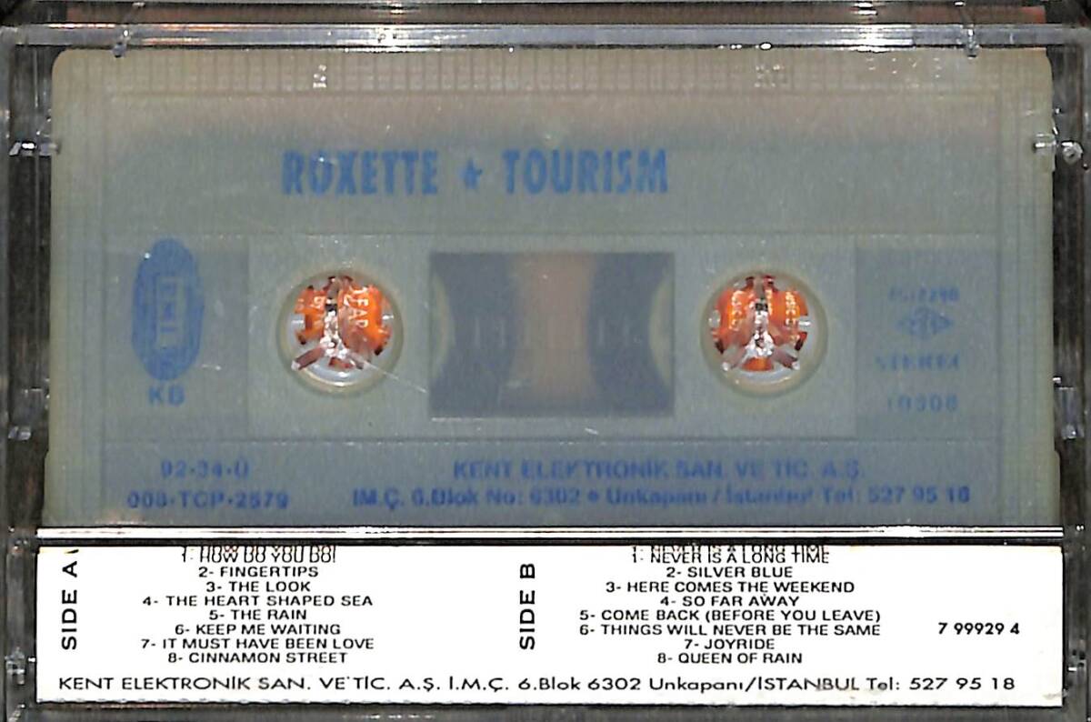 Roxette - Tourism Kaset (İkinci El) KST27613 - 2