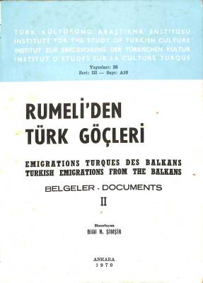 Rumeliden Türk Göçleri BelgelerDocuments II KTP2387 - 1