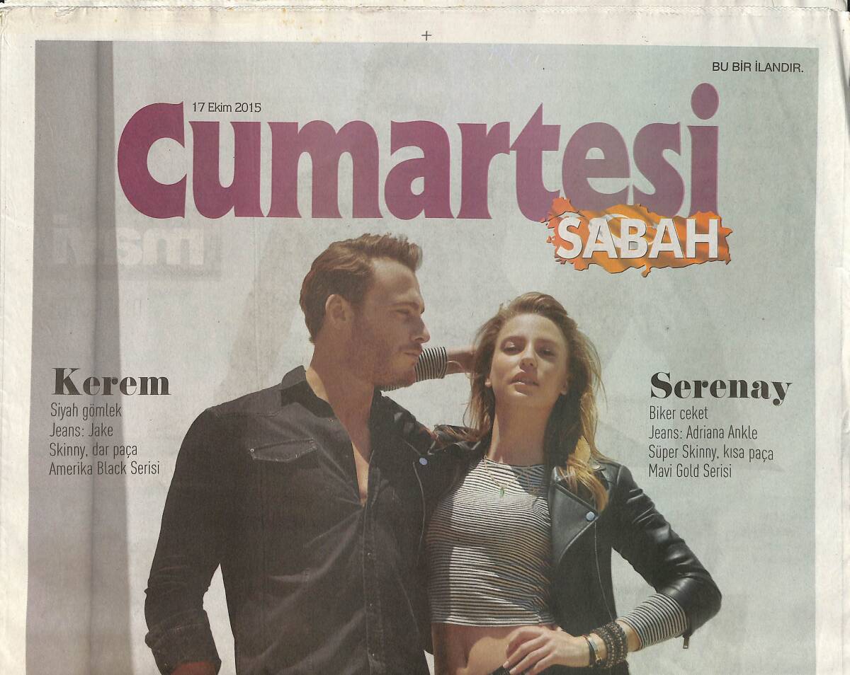 Sabah Gazetesi Cumartesi Eki 17 Ekim 2015 - Yıldız Çağrı Atiksoy: Aldatılmaktan Korkarsanız Aldatılırsınız GZ154743 - 1