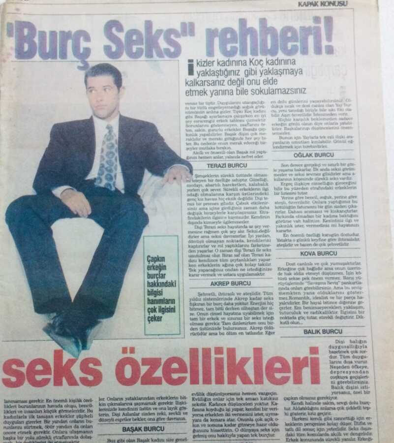 Sabah Gazetesi Pazar Sabah Kapak Eki Burç Sex Rehberi GZ41848 GAZETE 