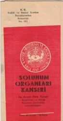 SAĞLIK- 1947 Solunum Organları Kanseri Broşürü EFM(N)3761 - 3