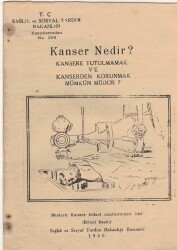 SAĞLIK - 1960 Yılı Kanser Nedir Broşürü EFM(N)3779 - 2