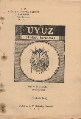 SAĞLIK - 1961 Yılı Uyuz Broşürü EFM(N)3785 - 3