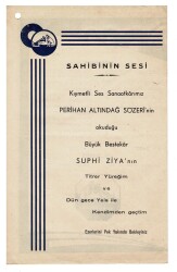 Sahibinin Sesi En Son Çıkan Türkçe Plakların Listesi Zehra Bilir Kapaklı EFM940 - 3