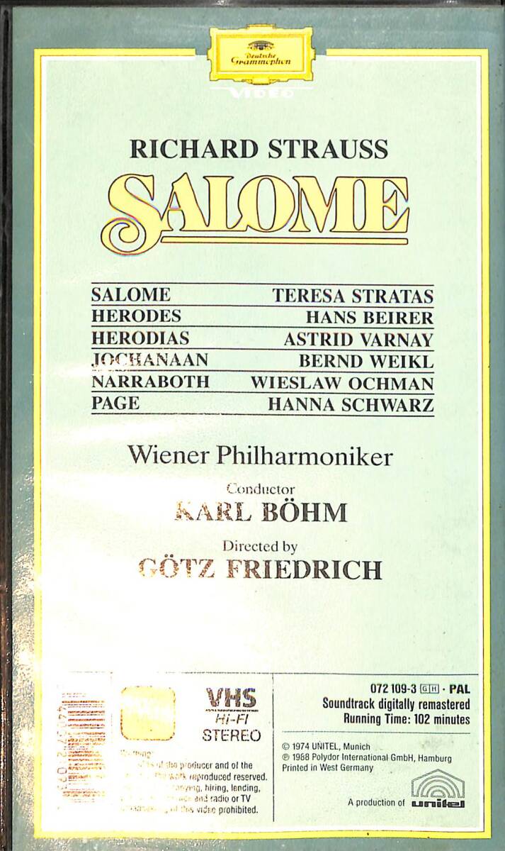 Salome VHS Film (İkinci El) VHS9 - 2