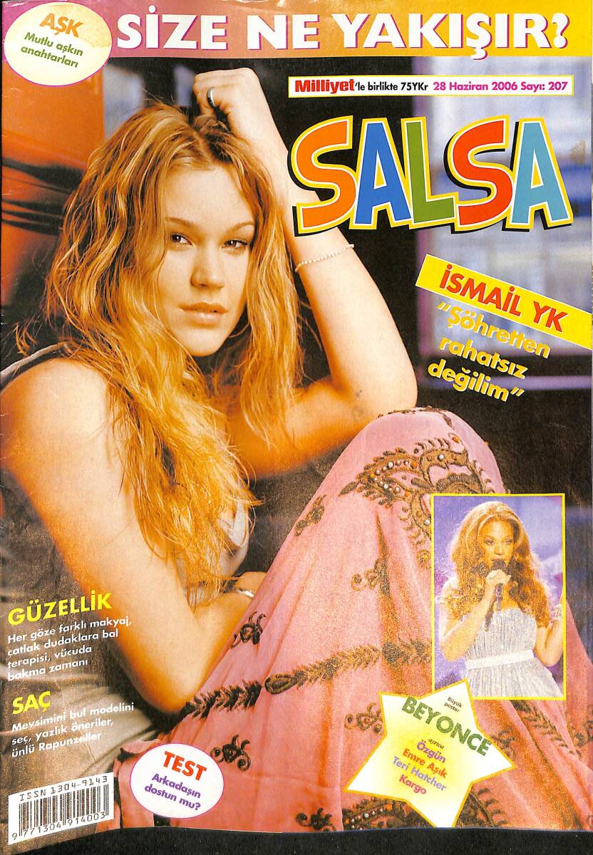 Salsa Dergisi 28 Haziran 2006- Beyonce, Özgün, Emre Aşık, Kargo NDR88425 - 1