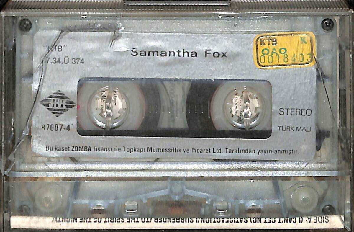 Samantha Fox Kaset (İkinci El) KST27628 - 2