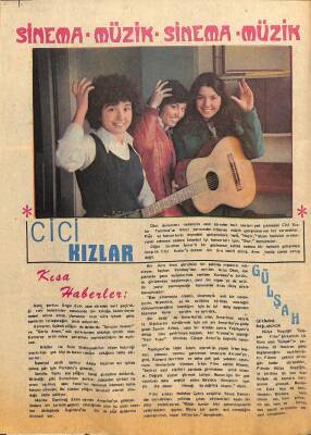 Samanyolu Haftalık Mecmua No180, 12 HAZİRAN 1975 - CİCİ KIZLAR, GÜLŞAH FİLMİNİN ÇEKİMİNE BAŞLANIYOR, ARZU OKAY, NEBAHAT ÇEHRE DRG1476 - 2