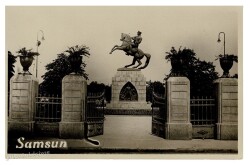 Samsun - Atatürk Heykeli Eski Fotokart KRT6258 - 1