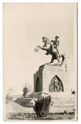 Samsun Atatürk Heykeli - Mektepliler Pazarı Eski Kartpostal KRT6265 - 1