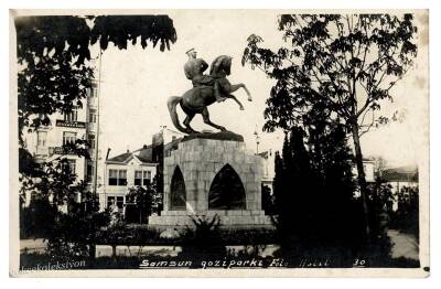 Samsun - Gazi Parkı Fotokart 1938 KRT6248 - 1