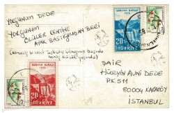 Samsun - Gazi Parkı Postadan Geçmiş Eski Kartpostal KRT6262 - 2