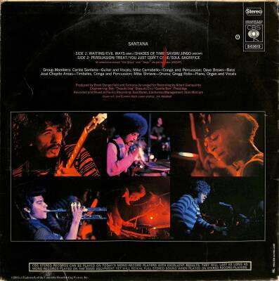 Santana – Santana (1969 - Europe) LP - 2