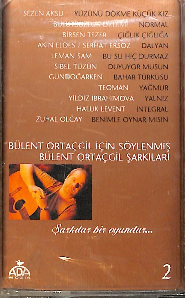 Şarkılar Bir Oyundur - Bülent Ortaçgil İçin Söylenmiş Bülent Ortaçgil Şarkıları Kaset (Sıfır) KST27241 - 1