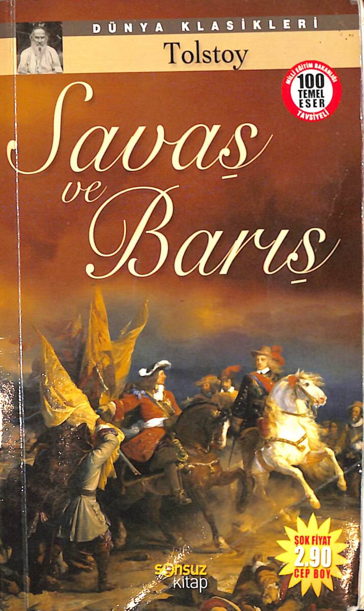 Savaş Ve Barış - Tolstoy - Dünya Klasikleri NDR88599 - 1