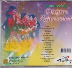 Sazlı Sözlü Düğün Eğlenceleri (Sıfır Ürün) CD Müzik CD1200 - 2