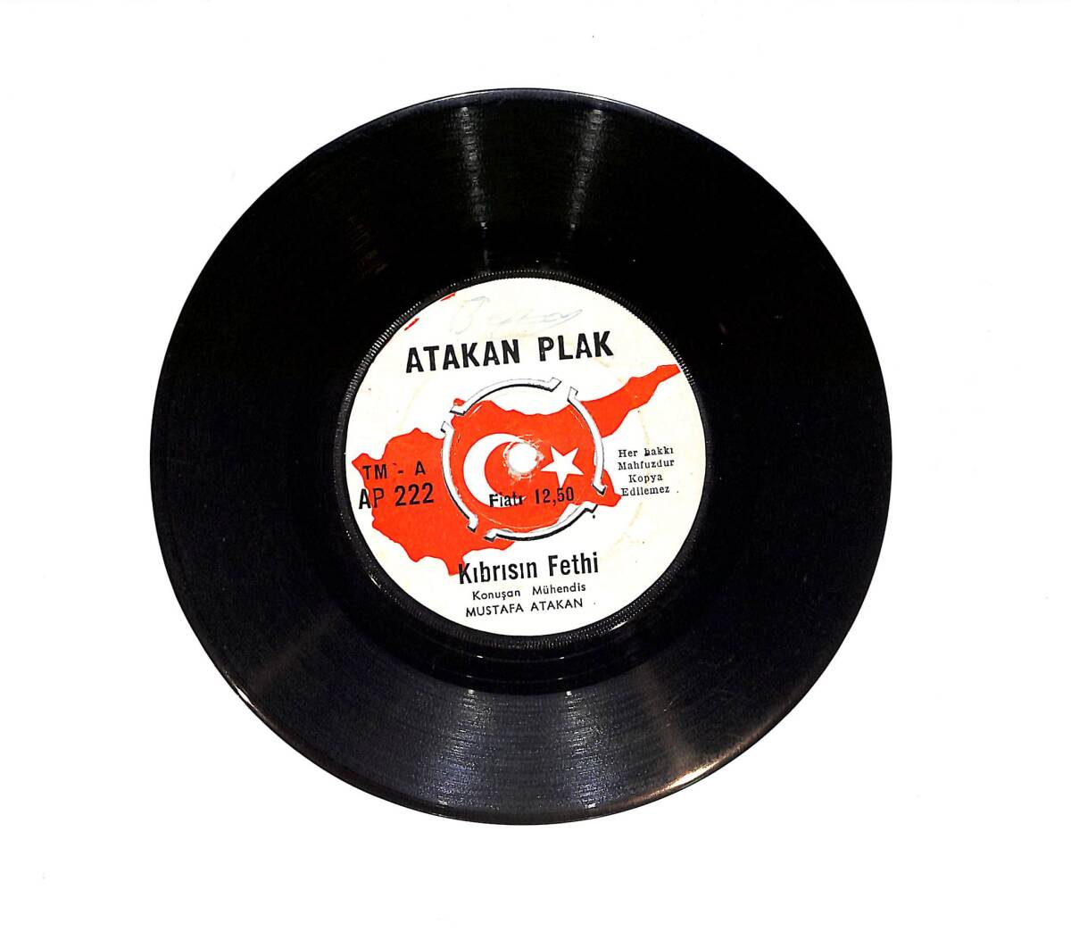 Mustafa Atakan - Kıbrısın Fethi / Yunan Kaçıyor PLAK (10/7) PLK23405 - 1