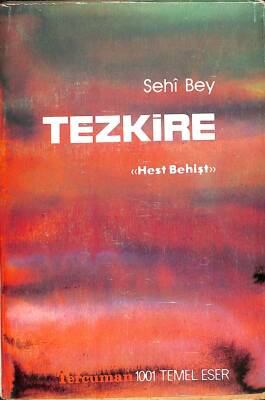 SEHİ BEY TEZKİRE HEST BEHIŞT KTP1055 - 1