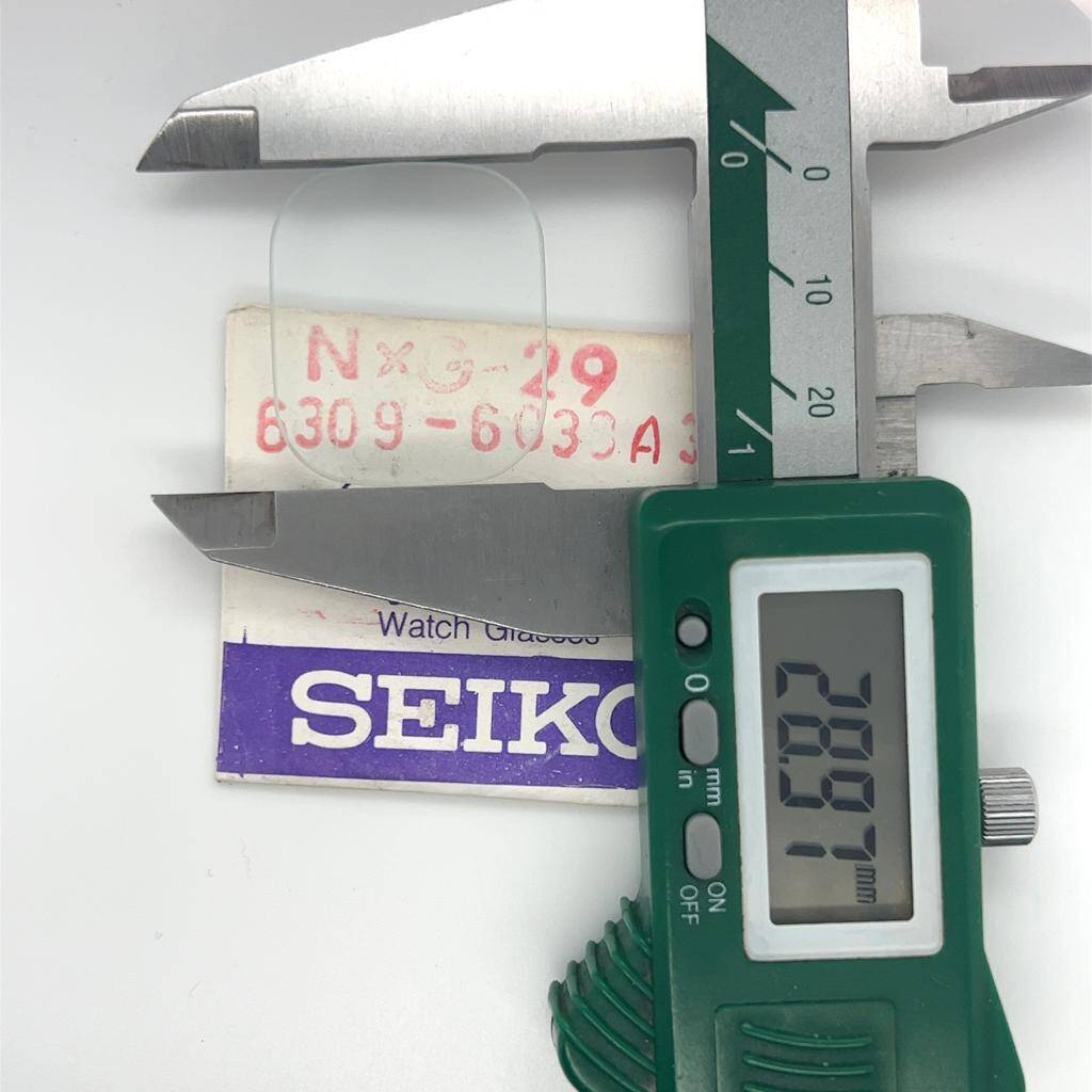 Seiko 6309-6033A3 N+G-32 Köşeli Saat CamıSYP1044 - 3