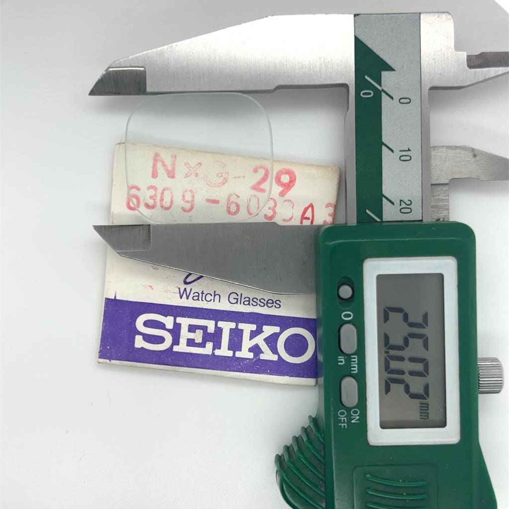 Seiko 6309-6033A3 N+G-32 Köşeli Saat CamıSYP1044 - 2