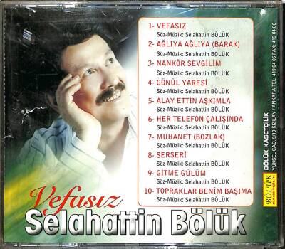 Selahattin Bölük - Vefasız CD Müzik (İkinci El ) CD2943 - 8