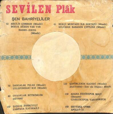 Şen Bahriyeliler - Meclis Çorbası *SADECE PLAK KABIDIR* PLK16034 - 2